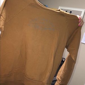 simple brown/tan sweatshirt